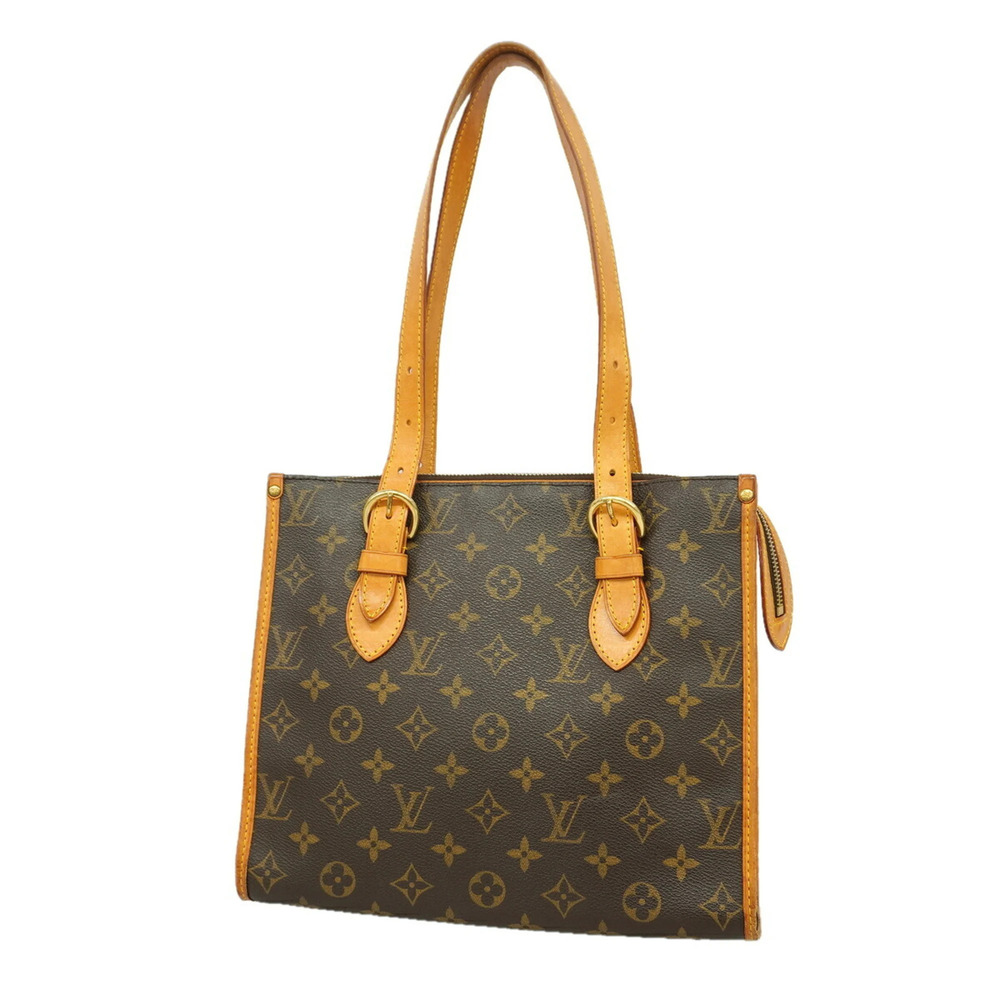 Louis Vuitton Monogram Popincourt Tote Bag M40007 Brown Women's